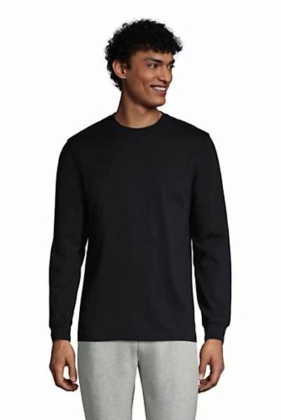 Super-T Langarm-Shirt, Classic Fit, Herren, Größe: M Tall, Schwarz, Jersey, günstig online kaufen