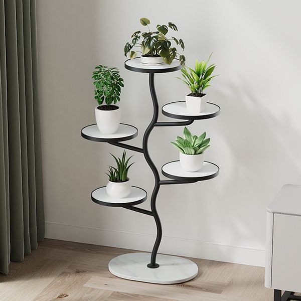 GarveeMore Blumenständer Pflanzenständer Indoor, 5-stöckiger Eck-Pflanzenst günstig online kaufen