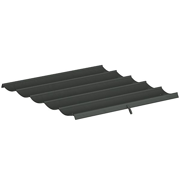 Outsunny Ersatzdach für Pergola 2,5 x 2,55 m Pergola-Dach mit Entwässerungs günstig online kaufen