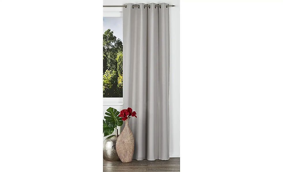 como Ösenschal  Laura ¦ silber ¦ Synthetik ¦ Maße (cm): B: 135 Gardinen & R günstig online kaufen