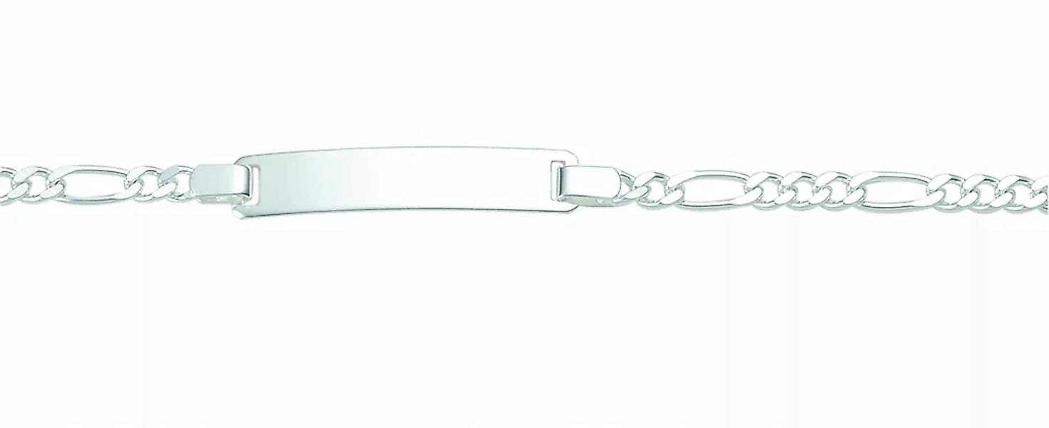 Adelia´s Silberarmband "925 Silber Figaro Armband 18,5 cm", 925 Sterling Si günstig online kaufen
