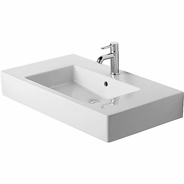 Duravit Waschbecken Vero 85 cm Weiß 1 Hahnloch WonderGliss günstig online kaufen