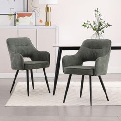 WAHSON OFFICE CHAIRS Esszimmerstuhl Gepolsterte Chenille-Essstühle günstig online kaufen