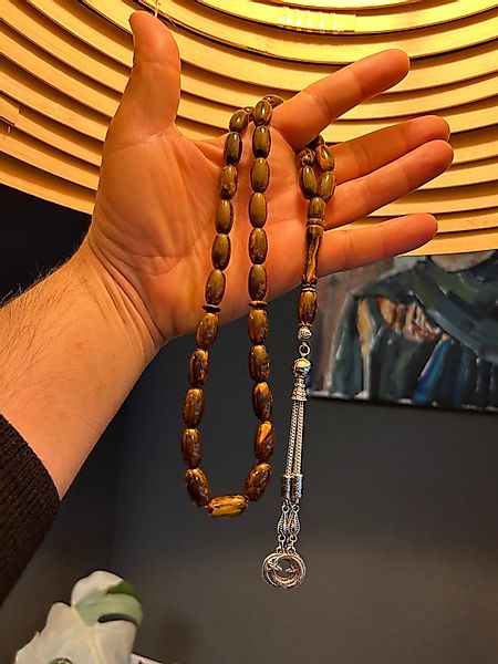TesbihBid Kettenanhänger Old Bakalite Braun (Hand günstig online kaufen