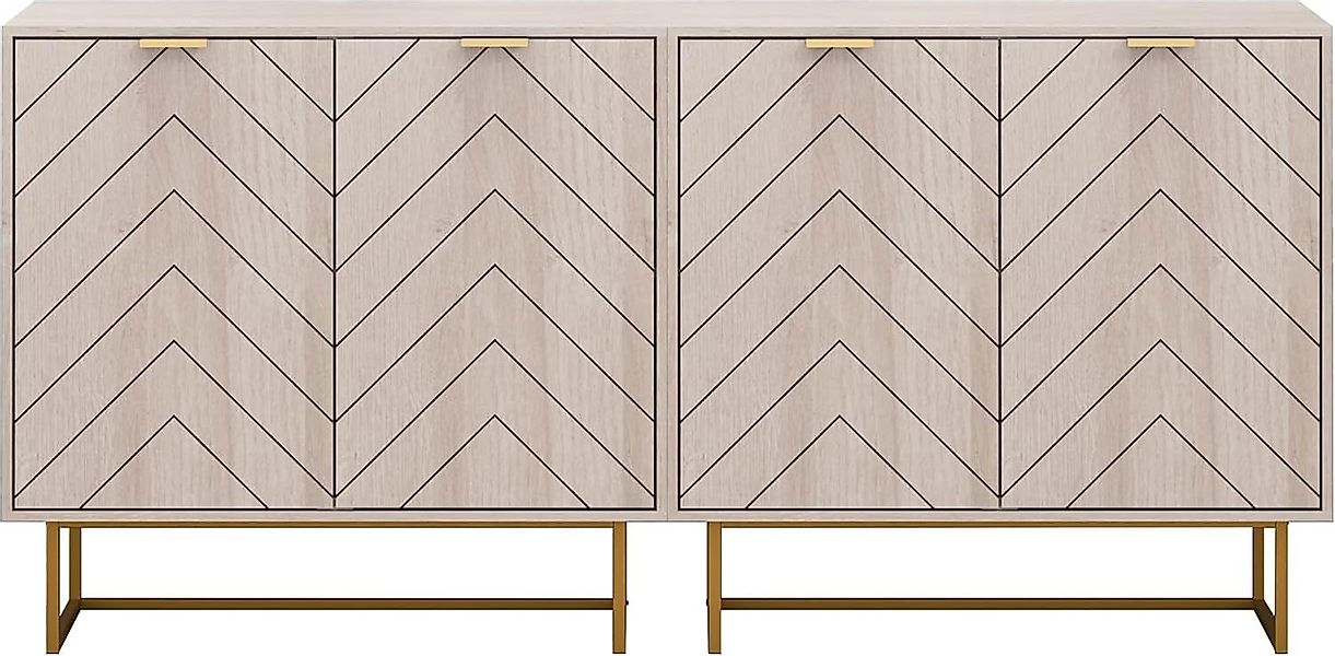 UEV Sideboard Kommode mit Türen Küchenschrank günstig online kaufen