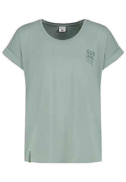 SUBLEVEL T-Shirt Modernes Kurzarmdesign mit subtilen Details (1-tlg) D12041 günstig online kaufen