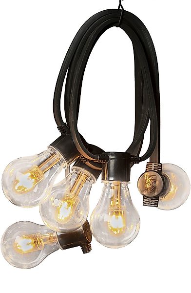 KONSTSMIDE LED-Lichterkette LED Solar Biergartenkette, 10 günstig online kaufen