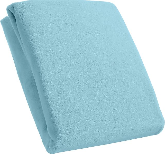 KUM Spannbettlaken Mikrofaser-Fleece Spannbetttuch, Microfaser-Fleece, Gumm günstig online kaufen