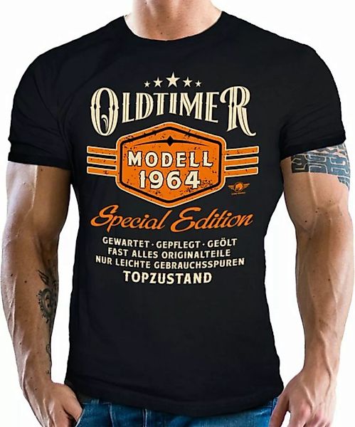 LOBO NEGRO® T-Shirt als Geschenk zum 60. Geburtstag - Oldtimer Modell 1964 günstig online kaufen