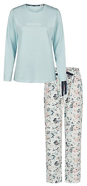 By Louise Schlafanzug Damen Pyjama lang (2 tlg) Modisches Design günstig online kaufen