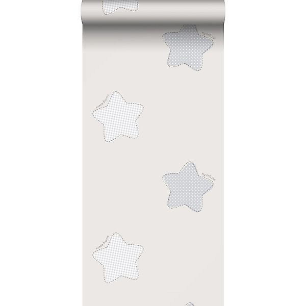 Sanders & Sanders Tapete Sterne Beige Und Grau 53 Cm X 10 M 640568 günstig online kaufen