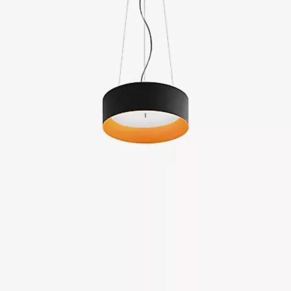 Artemide Tagora Pendelleuchte LED, schwarz/orange - ø57 cm - Integralis günstig online kaufen