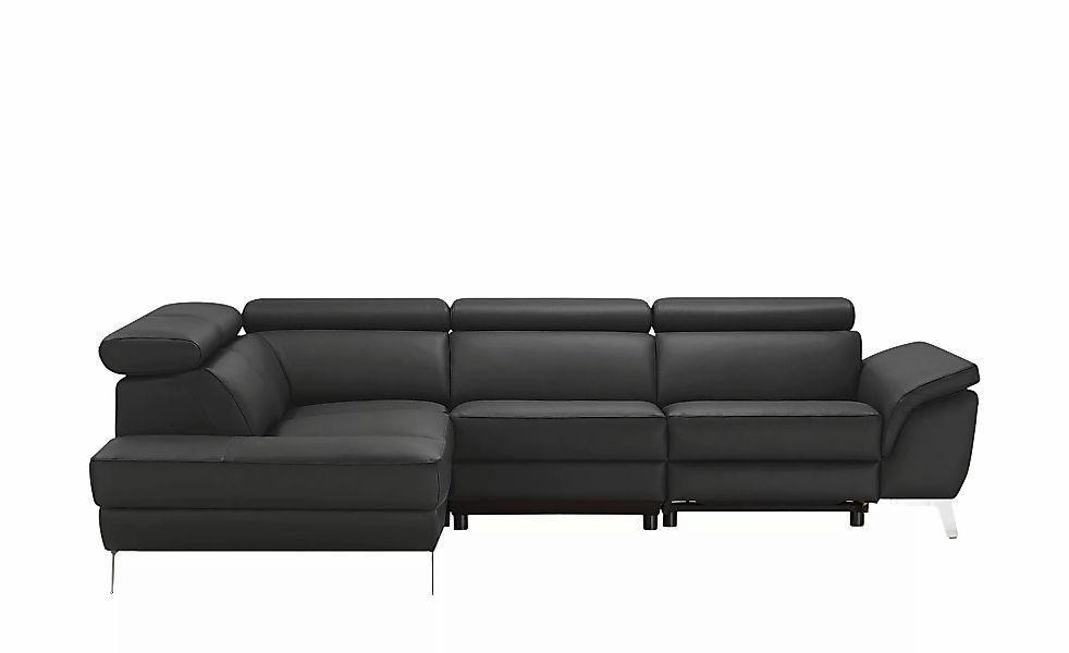 uno Ecksofa Leder  Dallas ¦ schwarz ¦ Maße (cm): B: 283 H: 74 T: 228.0 Pols günstig online kaufen