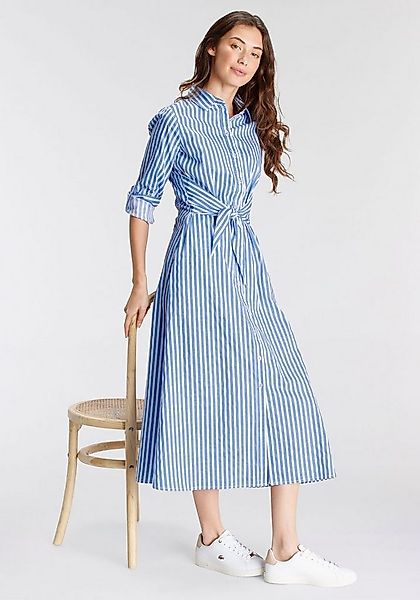 DELMAO Blusenkleid festliche Anlässe, lang, klassisch und seriös, aus Baumw günstig online kaufen