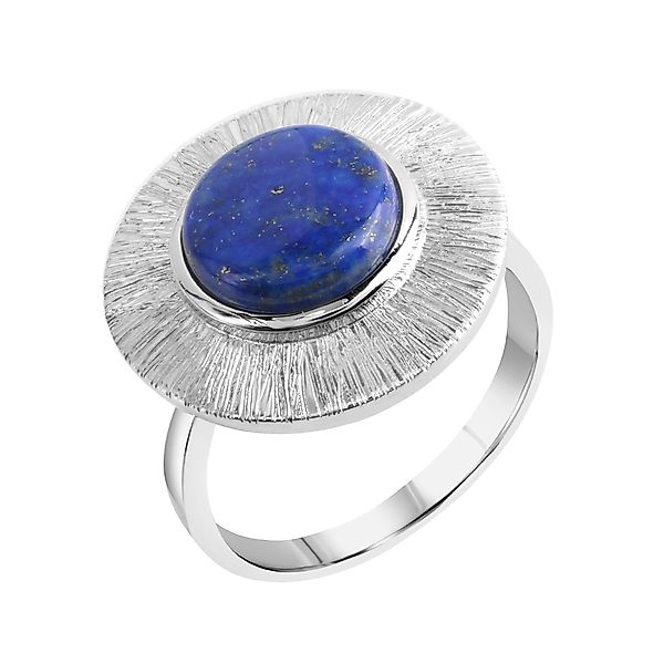 Zeeme Fingerring Silber 925 rhodiniert glanz/matt günstig online kaufen