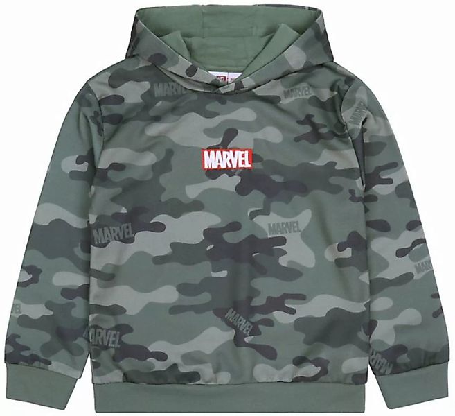Sarcia.eu Kapuzensweatshirt Grüner Militär-Pullover mit Kapuze MARVEL 8-9 J günstig online kaufen