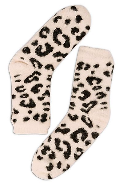 Capelli New York Haussocken Leoparden-Muster, weich, bequem, wärmend, Anti- günstig online kaufen