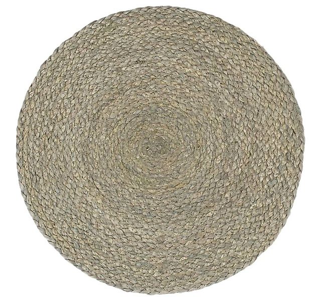 furnicato Platzset Tischsets 4 Stk. Grau 38 cm Rund Jute, (4-St) günstig online kaufen