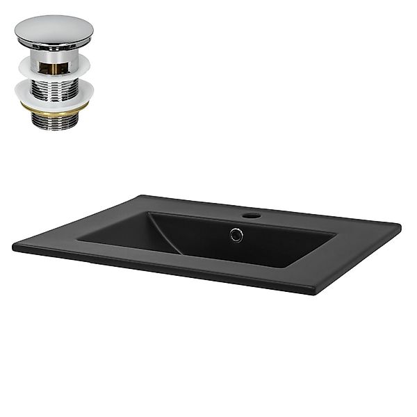 LuxeBath Waschbecken Aufsatzwaschbecken aus Keramik für günstig online kaufen