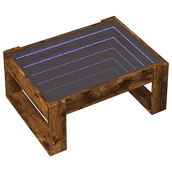 vidaXL Couchtisch mit Infinity-LED Räuchereiche 70x53x30 cm 847634 günstig online kaufen