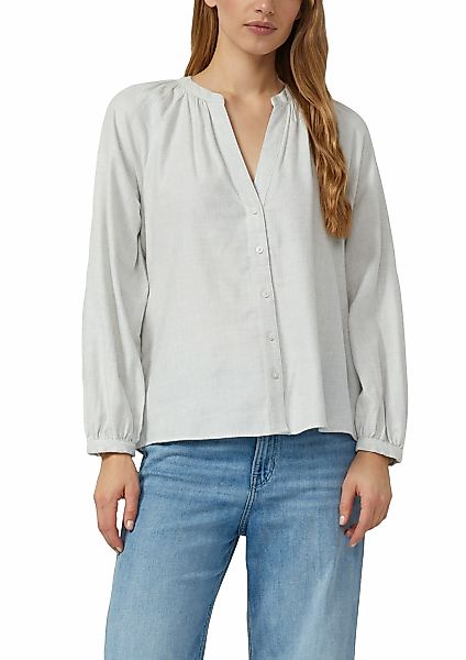 s.Oliver Langarmbluse mit Knopfleiste günstig online kaufen