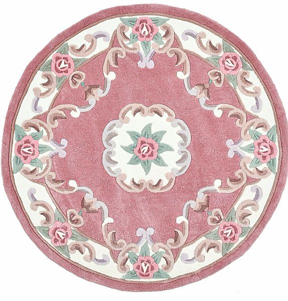 THEKO Teppich »Ming«, rund, 14 mm Höhe, hochwertiges Acrylgarn, ideal im Wo günstig online kaufen