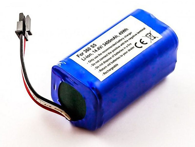 akku500 Akku wie 2ASP4-S5 für Staubsaugerroboter 360 S5, S6, S7, S9 Akku (1 günstig online kaufen