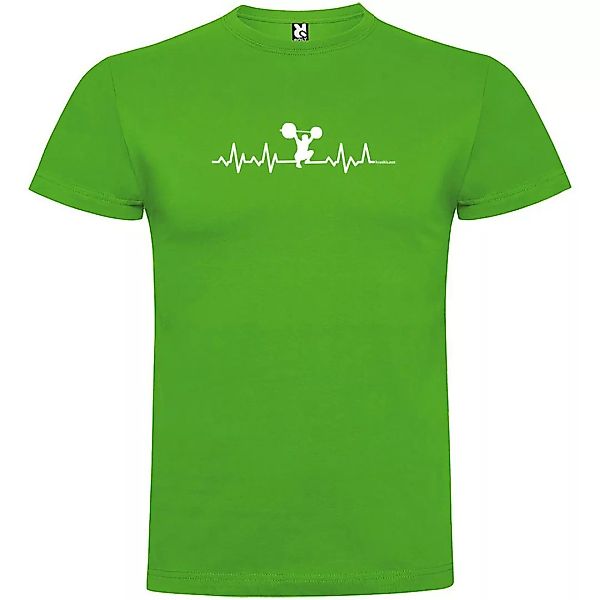 Kruskis Fitness Heartbeat Kurzärmeliges T-shirt 2XL Green günstig online kaufen