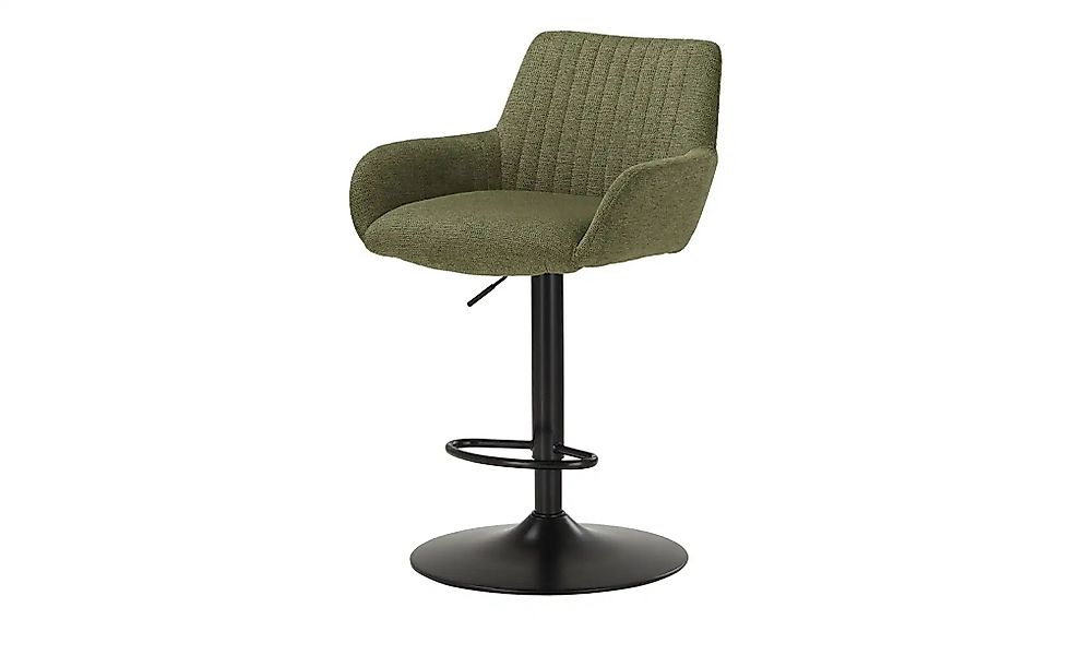 smart Barhocker mit Drehfunktion Bastian ¦ grün ¦ Maße (cm): B: 57 H: 112 T günstig online kaufen
