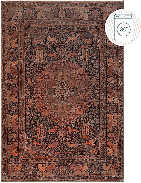 FLAIR RUGS Teppich "Nico" rechteckig 4 mm Höhe Waschbarer Traditioneller Te günstig online kaufen