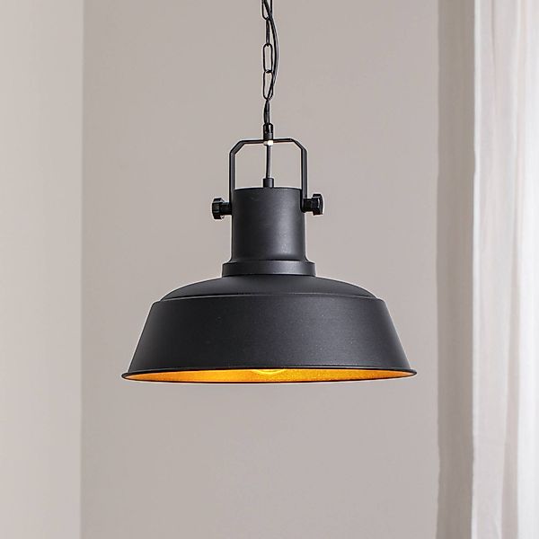 Hängeleuchte Orema, schwarz, Ø 40 cm, Metall, E27 günstig online kaufen