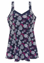LASCANA Badekleid mit modischen Kreisen und günstig online kaufen