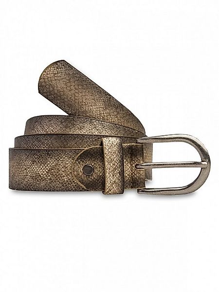 Caspar Synthetikgürtel GU284 Damen Gürtel mit Schlangen Print günstig online kaufen