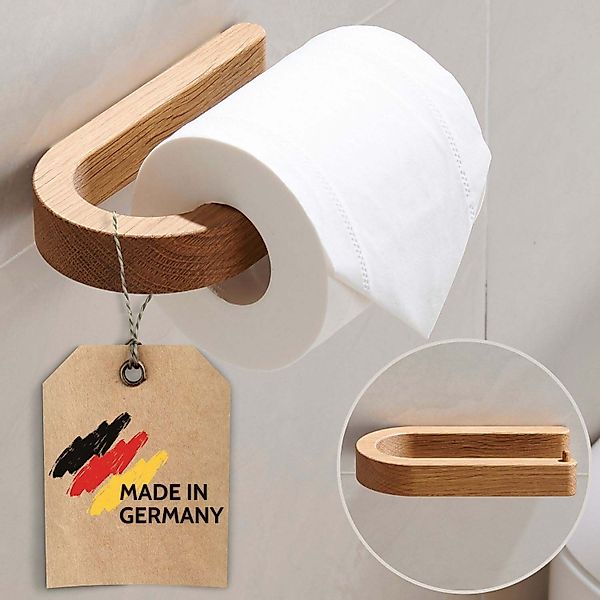 DEKAZIA Toilettenpapierhalter ohne Bohren, Selbstklebender Klorollenhalter, günstig online kaufen