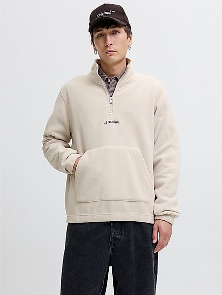 Jack & Jones Sweatshirt JJSOHO HALFZIP FLEECE Kunstfaser, relaxed fit günstig online kaufen