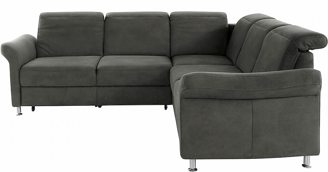 sit&more Ecksofa »Darwin L-Form« inklusive Federkern, wahlweise mit Kopftei günstig online kaufen