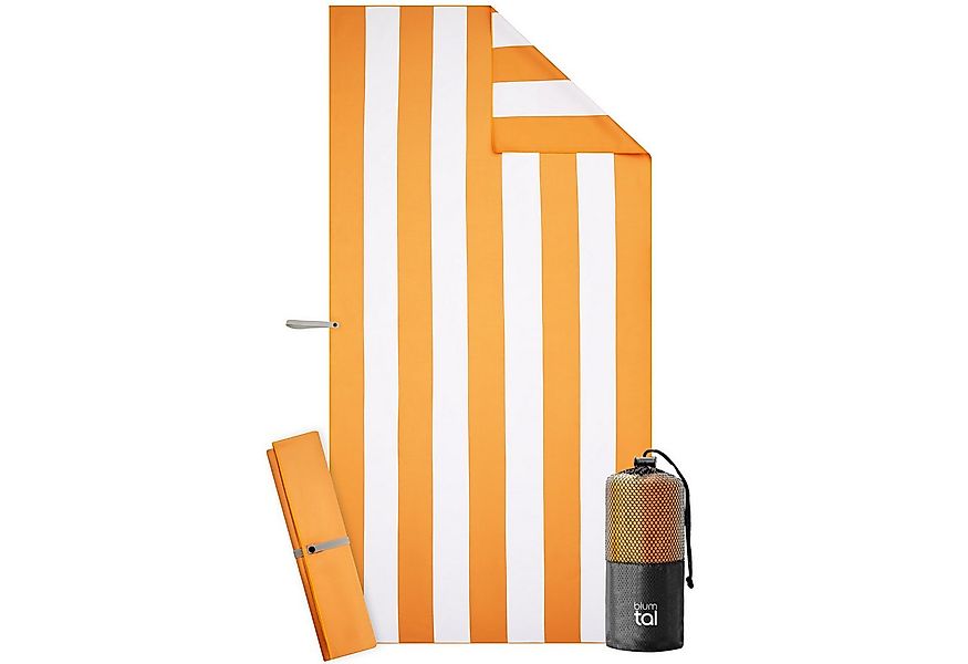 Blumtal Reisehandtuch Strandhandtuch 90x180 cm aus Mikrofaser - kompakt & s günstig online kaufen