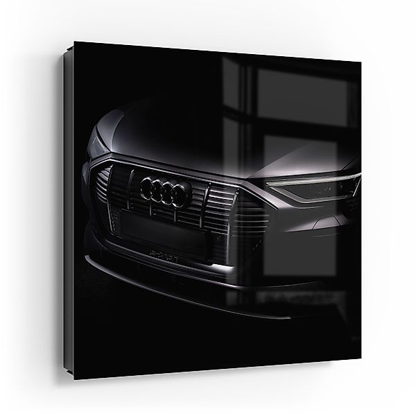 DEQORI Schlüsselkasten 'Audi Frontalaufnahme', Glas Schlüsselbox günstig online kaufen