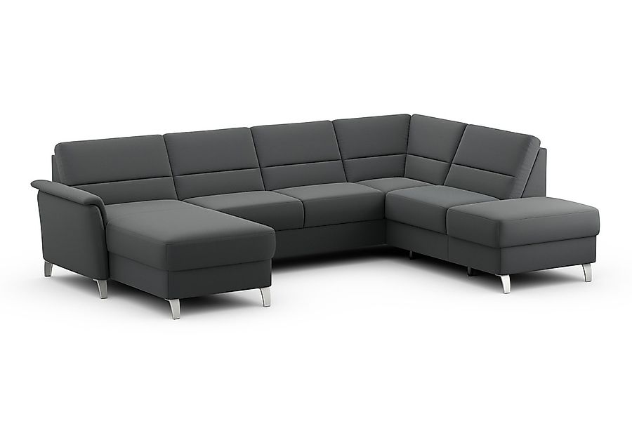 sit&more Wohnlandschaft »Palmera U-Form«, Federkern, wahlweise mit Bettfunk günstig online kaufen