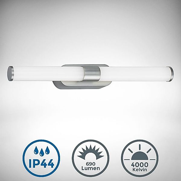 B.K.Licht Wandleuchte Badlampe Spiegelleuchte 2-flammig 7W günstig online kaufen