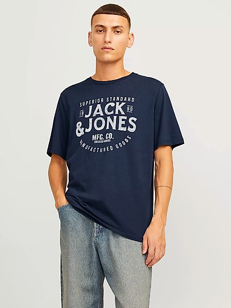 Jack & Jones T-Shirt JJJEANS TEE SS O-NECK LN günstig online kaufen