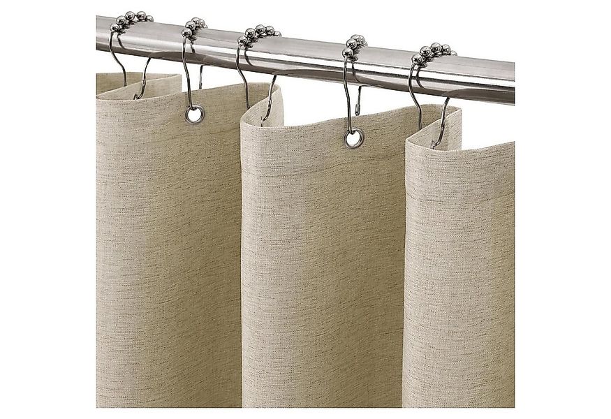 LuxusKollektion Duschvorhang Duschvorhang Leinen Anti-Schimmel Stoff Textil günstig online kaufen