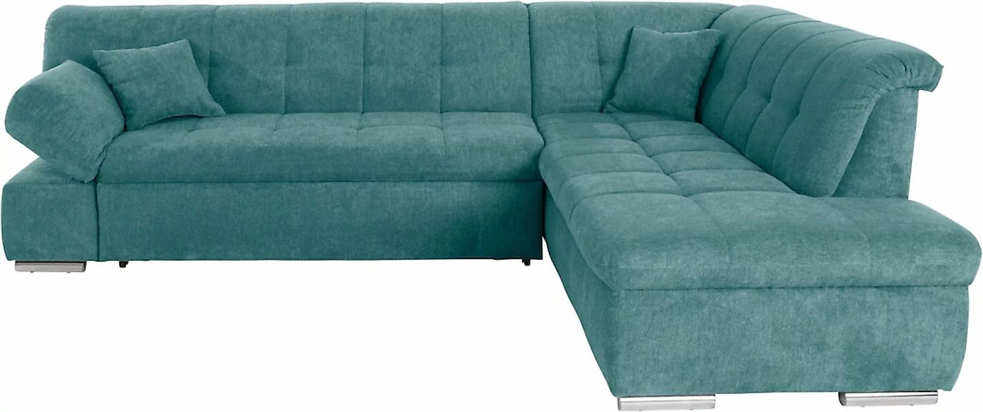 DOMO collection Ecksofa »Mona L-Form«, wahlweise mit Bett- und Armlehnfunkt günstig online kaufen