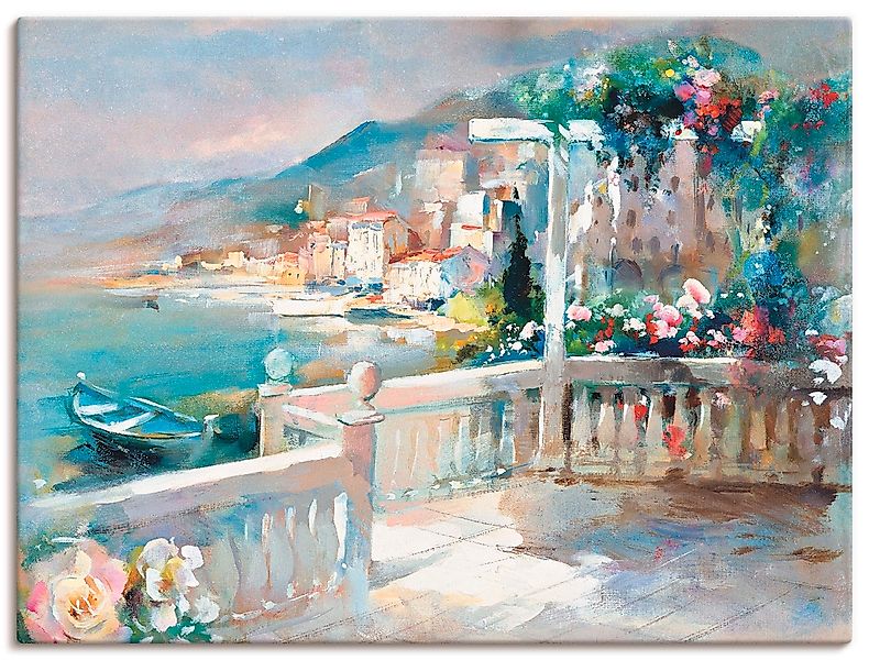 Artland Leinwandbild "Wunderschöne Umgebung" Küste 1 Stk. tlg. auf Keilrahm günstig online kaufen