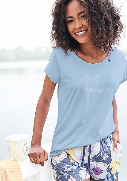 Vivance Dreams T-Shirt mit Sommer-Statementdruck günstig online kaufen