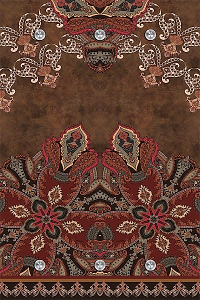 queence Garderobenleiste "Orientalisch", mit 6 Haken, 80 x 120 cm günstig online kaufen