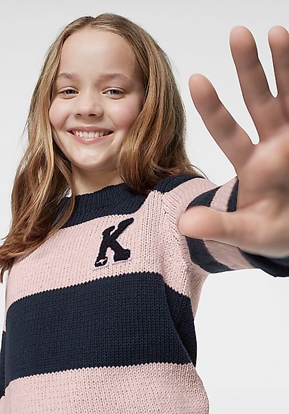 KangaROOS Strickpullover in modischer Streifenoptik günstig online kaufen
