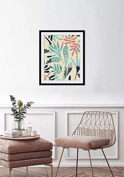 queence Bild »Danielle«, Blätter-Blumen-Blumenbilder-Abstrakt-Figuren, HD P günstig online kaufen