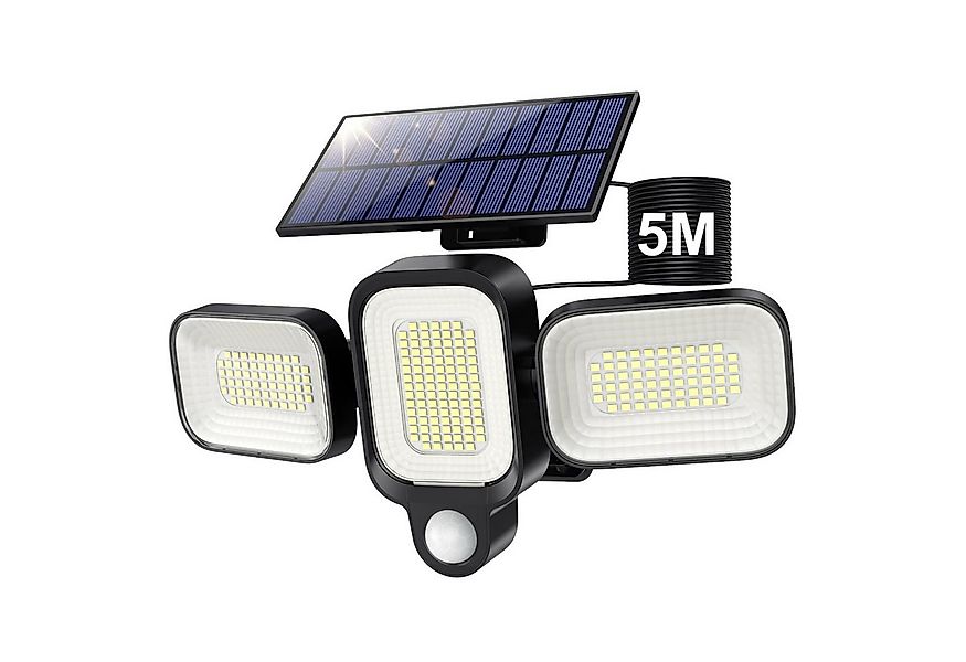 Jibenhome LED Solarleuchte Solarlampen für Außen mit Bewegungsmelder, IP65 günstig online kaufen
