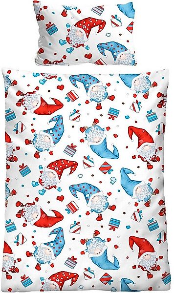 Biberna Kinderbettwäsche Weihnachten, Feinbiber, 2 teilig, wohlig warm + we günstig online kaufen
